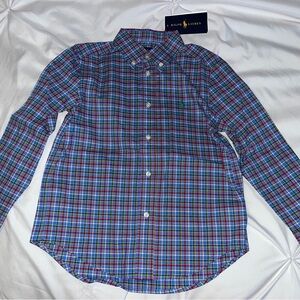 Ralph Lauren Boys Multicolor Plaid Shirt